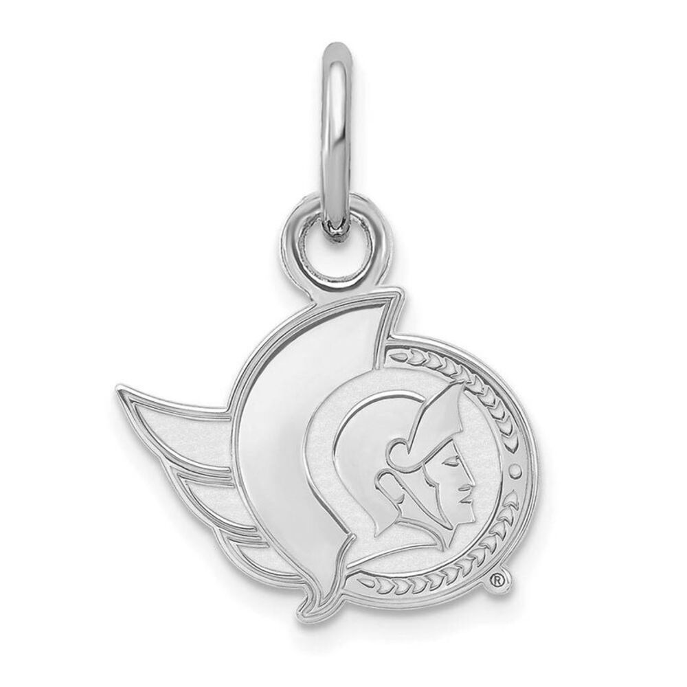 10k White Gold NHL Ottawa Senators XS (Tiny) Charm or Pendant